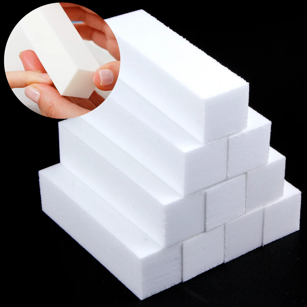 5/10Pcs Nail Buffer Polishing Block Nail File Sponge Sanding Pedicure Buffing Grind Manicure Tool Nail Polisher Buffer Block