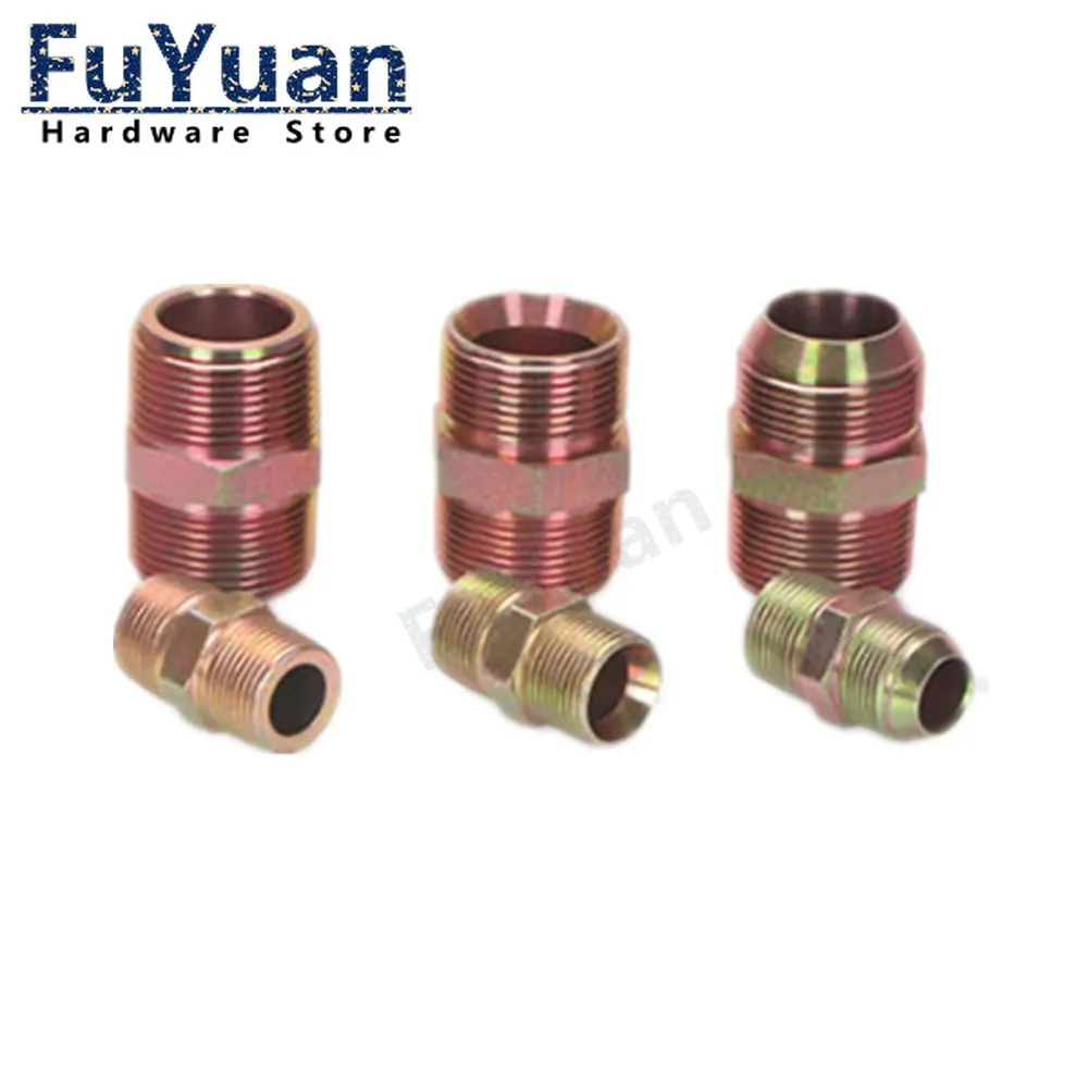 1PCS High pressure Tube fittings Hydraulic Transition Straight Through 1/8