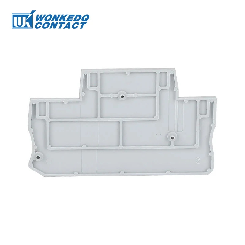 1 Stück D-PTTB2.5 Barrier Plate PTTB2.5 2 Level Wire Electrical Connector Din Rail Terminal Block Accessories End Cover D-PTTB 2.5 – Detail 3