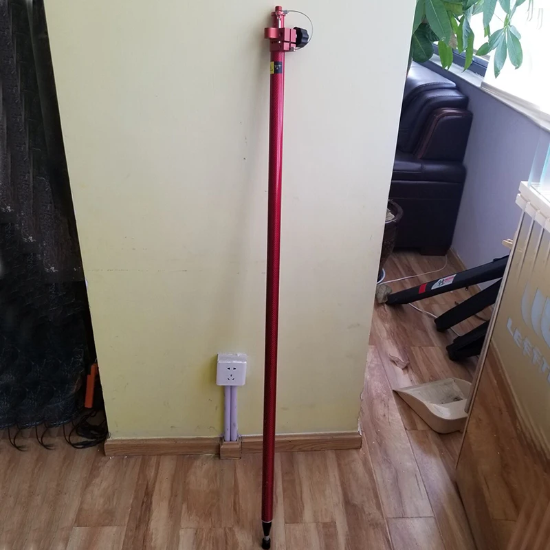 New  Telescopic Carbon Fibre Surveyors Pole 2.5M for Surveying, GNSS, GPS RTK, Prism