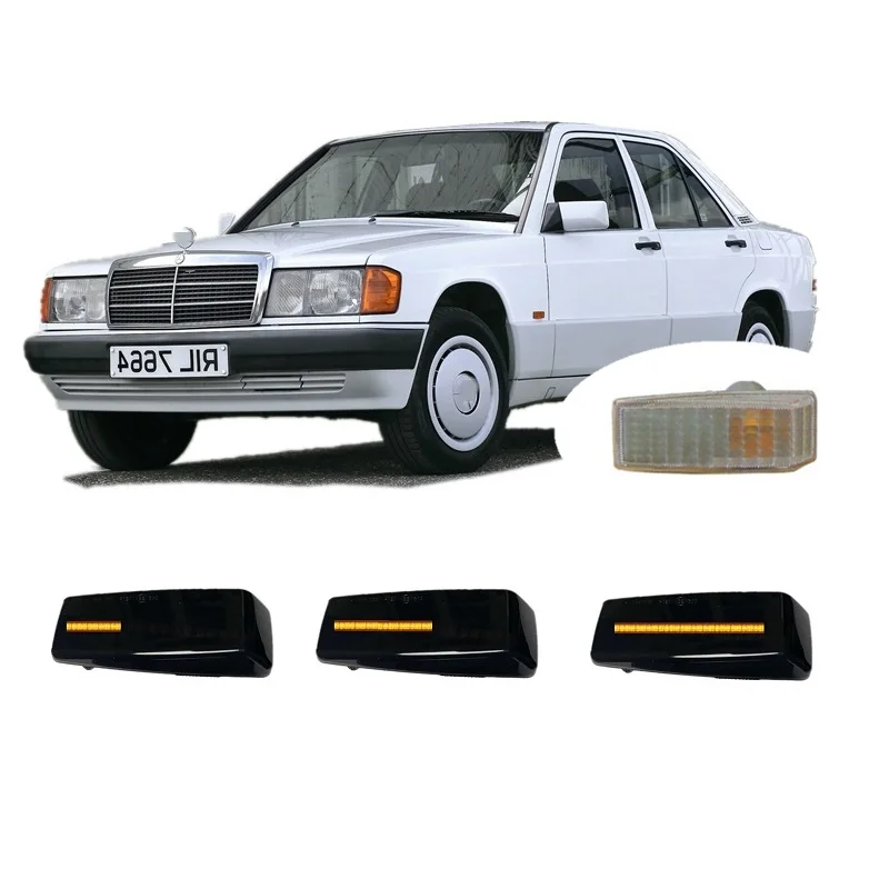 

Для Mercedes Benz 190 W201 E Class W124 S124 C Class W202 S202 1993-2001 Динамический светодиодный индикатор бокового габаритного указателя поворота