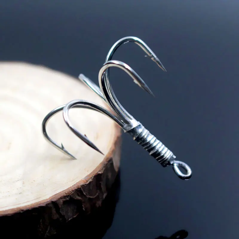 

5 Anchor Hooks Carbon Steel Fishing Hooks High Strength Ultra Sharp Carp Barbed Hook Explosion Hooks Squid Treble Hooks Pesca