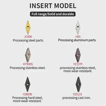 MVVNN2020K16 MVVNN1616K16 MVVNN2525M16 外車刀架 VNMG 硬質合金刀片 MVVNN 車床切削機床刀具套裝 6 最佳銷售 vnmg - №1