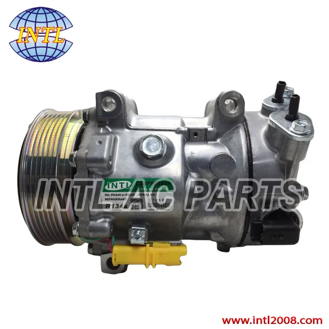 

6453QL 9651911480 9659875880 96598758 for Sanden 7C16 SD7C16 auto a/c compressor for CITROEN Berlingo/ C4 / C5 / PEUGEOT 307 II