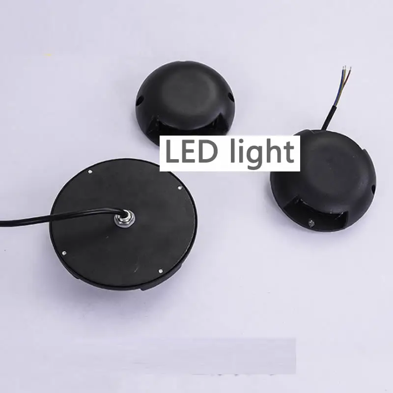 مصباح LED خارجي تحت الأرض ، مصباح سلسلة LED 110v-220V ، مثالي للحديقة أو الفناء أو السياج أو السلالم.