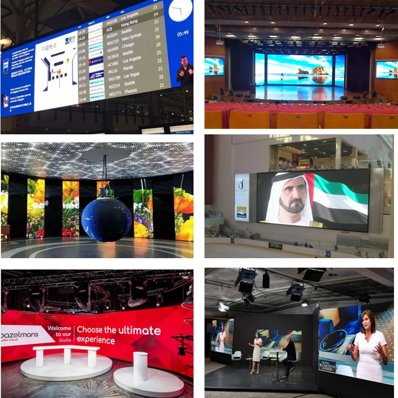 P3 Indoor LED module 192 * 192mm 64*64 Pixels 3 in 1 RGB Full Color SMD  LED Display Modules.LED panel 1/32scan HUB75E