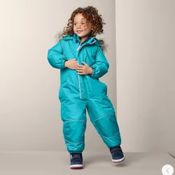 Ropa de esquí de una pieza para niños, impermeable, acolchada, ropa de bebé para escalada, comercio exterior original para niño único