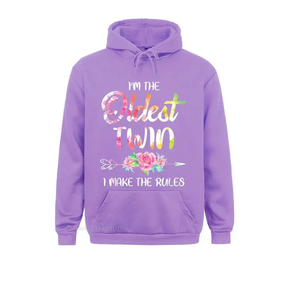 Oldest Twin Shirt Sibling Birthday Funny Twins Matching Hoodie Sweatshirts Classic Hoodies Long Sleeve Discount Sportswears Male