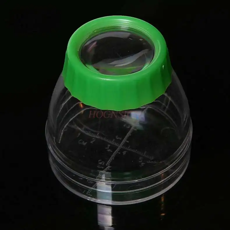 Insect observation box magnifying glass insect box feeding bottle biology teaching instrument experimental equipment