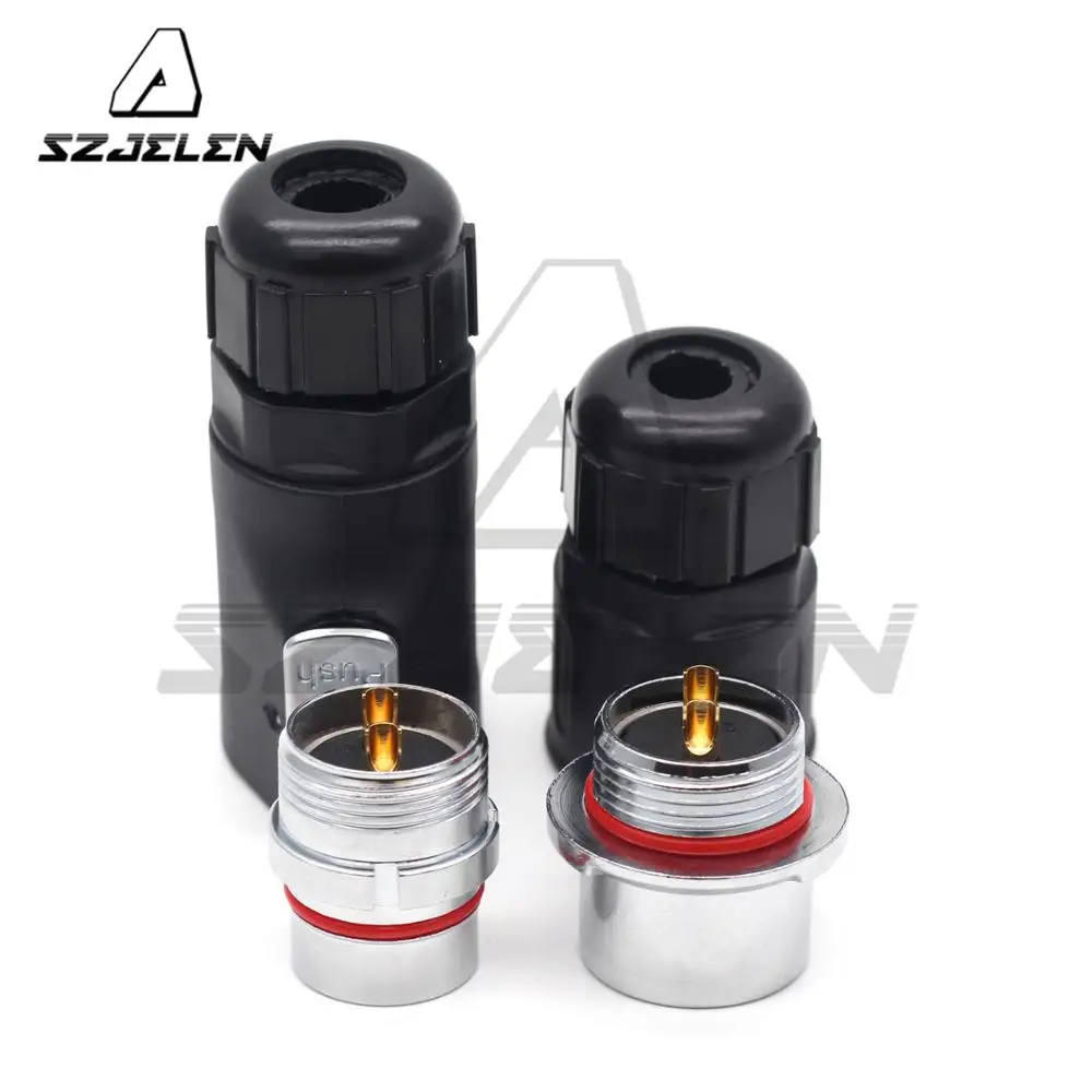 Xhp20 M20 Plastic 2pin 5a Ip67 Waterproof Electrical Welding Male Female Plug Socket Connector