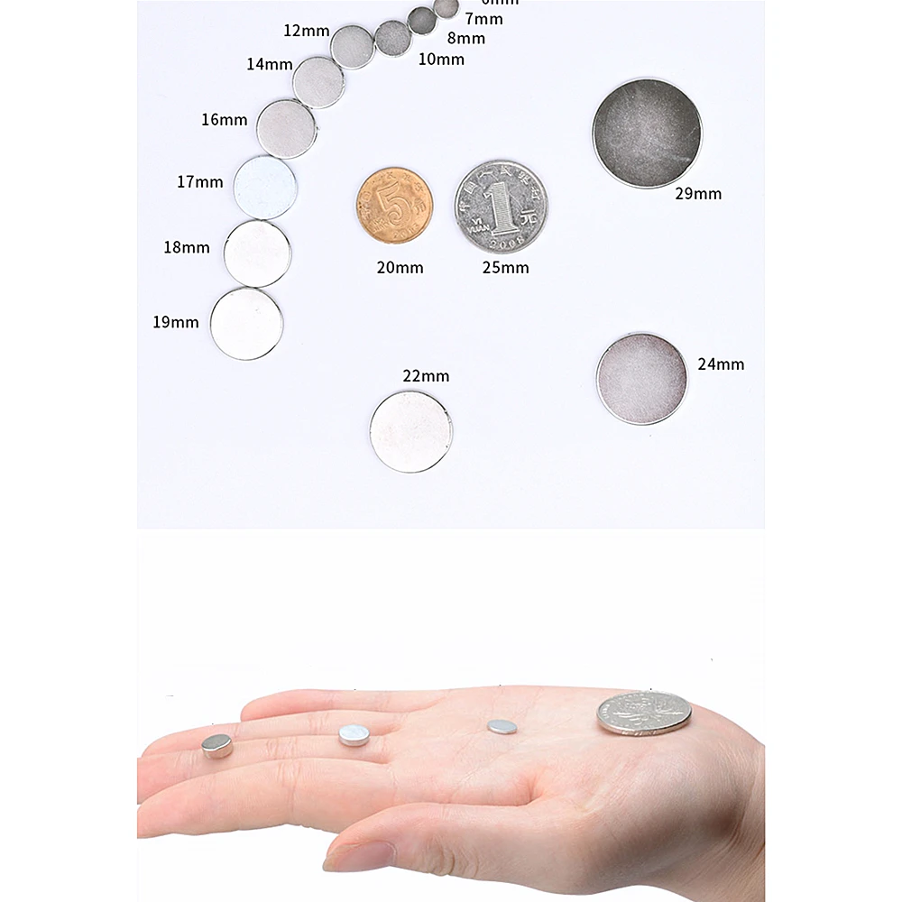 100PCS N50 Neodymium แม่เหล็กขนาดเล็ก Rare Earth รอบที่แข็งแกร่งแม่เหล็กแผ่น1.5X2MM 2X2MM 2X3MM 3X1MM 3X2MM 3X3MM