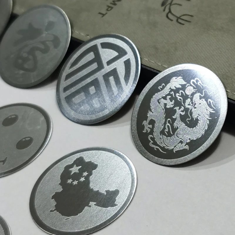 3pcs 35mm Laser pattern Metal Plate disk iron sheet for Magnet Mobile Phone Holder iron Plate Sticker For Car Phone Holder