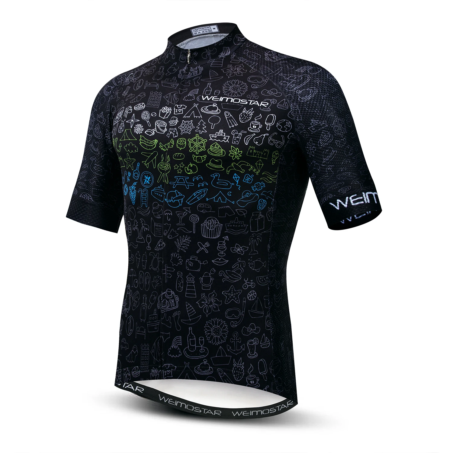 Radfahren jersey männer Bike trikots kurzarm Pro Team Straße Berg MTB Maillot Ciclismo Racing Top T-shirts Hemd Blau USA UK