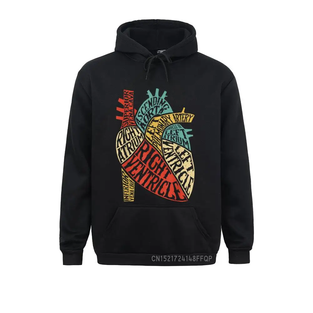 

Heart Typography Anatomy Science Biology Biologist Men Women Pullover Hoodies Hot Sale Long Sleeve Men's Sweatshirts