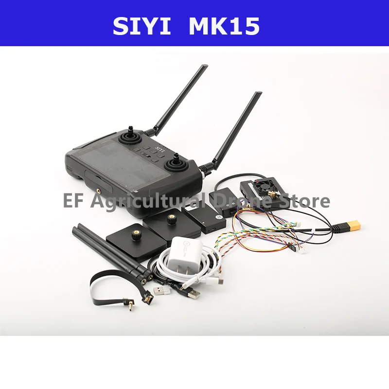 SIYI MK15 Mini Handheld Remote Controller Radio Transmitter 5.5-Inch HB Screen 1080p Video 15KM 5.8G Android 9.0 2G RAM 16G ROM