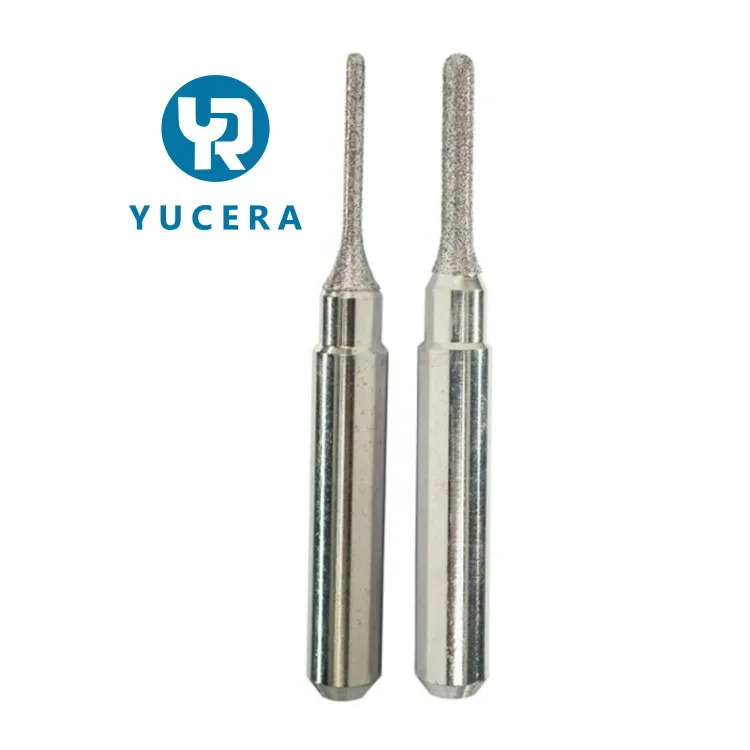 Arum System CAD CAM Cutters Shank 6 mm Diamond Coating Milling Burs For Zirconia blocks metal Lithium disilicate