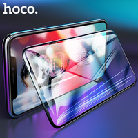 HOCO 3D Screen Protector Full Cover Glass for iPhone 15 14 Plus 13 12 Pro Curved Edge Tempered Glass Film for iPhone 11 X XR Max