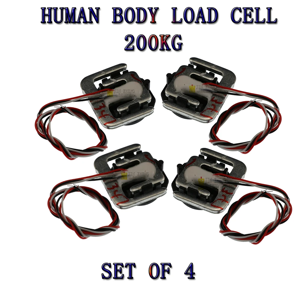 4pcs/lot 200KG Body Load Cell Weighing Sensor Pressure Sensor+4Pcs 50kg Human Scale Load Cell Weight Sensors+Measurement Tools