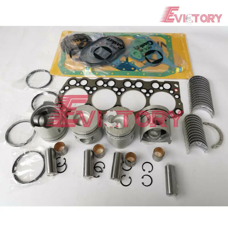 

For Mitsubishi 4D34 4D34T Piston + ring gasket bearing