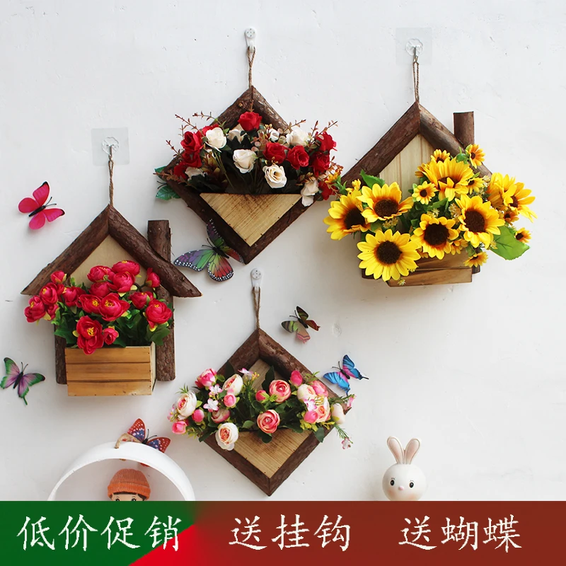 

Wall Decoration pendant wall hanging flowerpot creative simple wall ornaments green plant living room indoor dining room