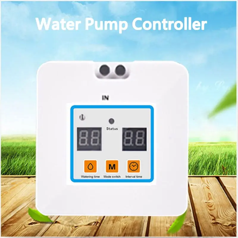 

Automatic Drip Irrigation System Water Pump Controller Watering Kits Intelligent Garden Irrigation Kit for Flowers Plant Potted