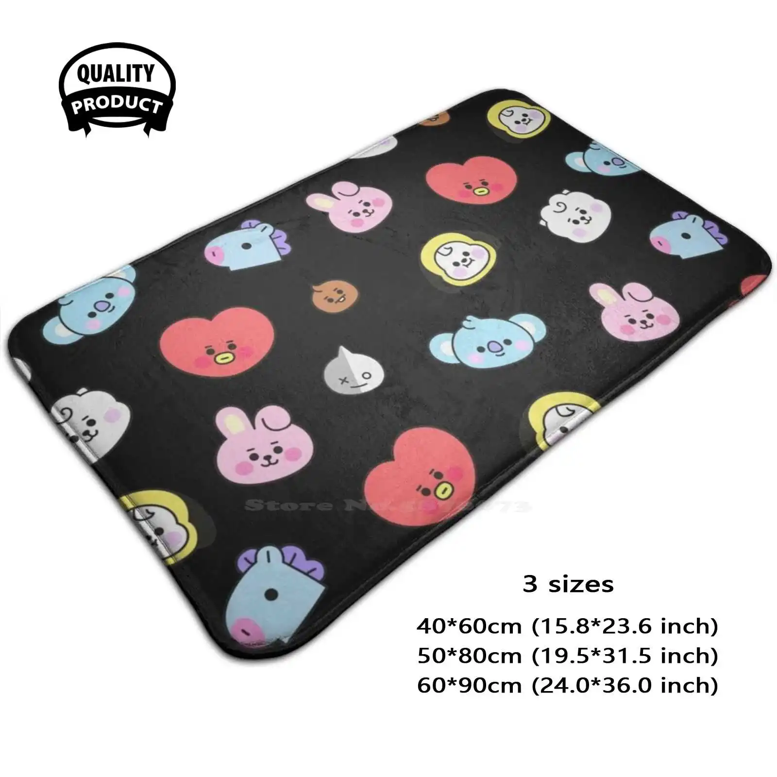 All Gathered Pattern In Color ( Baby Version ) By ( Ania Mardrosyan ) Soft Cushion Home Carpet Door Mat Car Rug Koreanart Ly