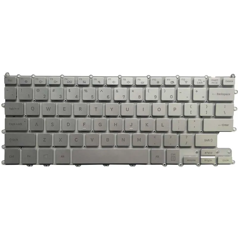 NEW US laptop keyboard for Samsung NP900X3N 900X3N US keyboard silver