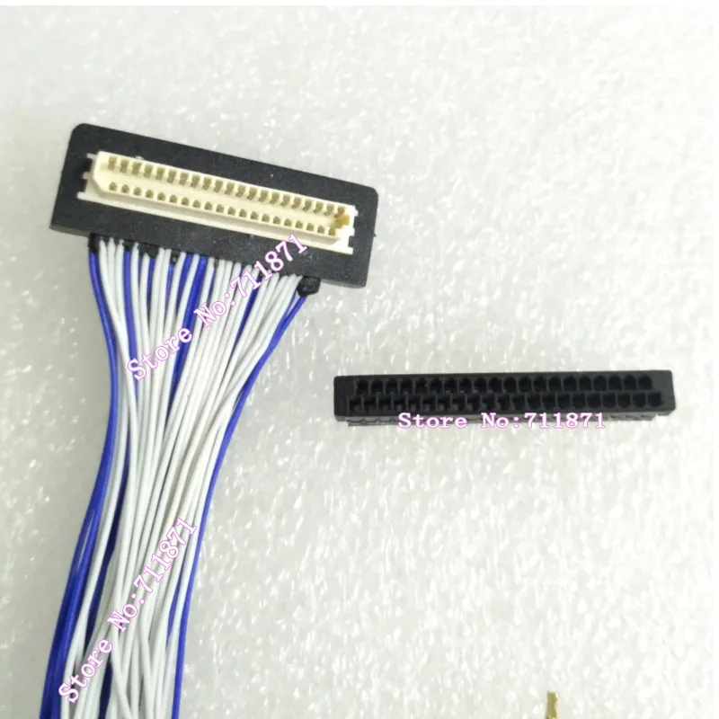 1,0 paso 41Pin DF9 1258 Cable de pantalla Lcd línea DF9 41Pin 1258 Cable de línea de pantalla DF9 41P 20P + 21P 1258 cable de pantalla 41P 41Pin DF9