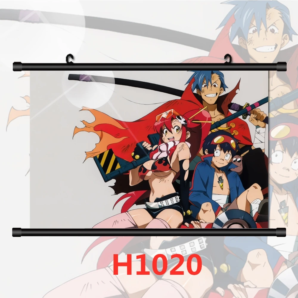 Tengen Toppa Gurren-Lagann Yoko Littner Nia Teppelin Anime Posters Canvas Painting Wall Decor Poster Wall Art Picture Home Decor