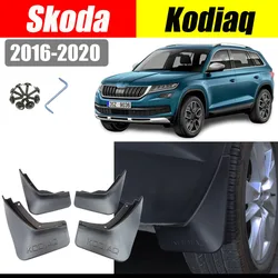 Para skoda kodiaq 2018-2020 acessórios de automóvel para carro fender respingo paralama mud flaps respingo guardas flaps dianteiro traseiro lama flap guardas