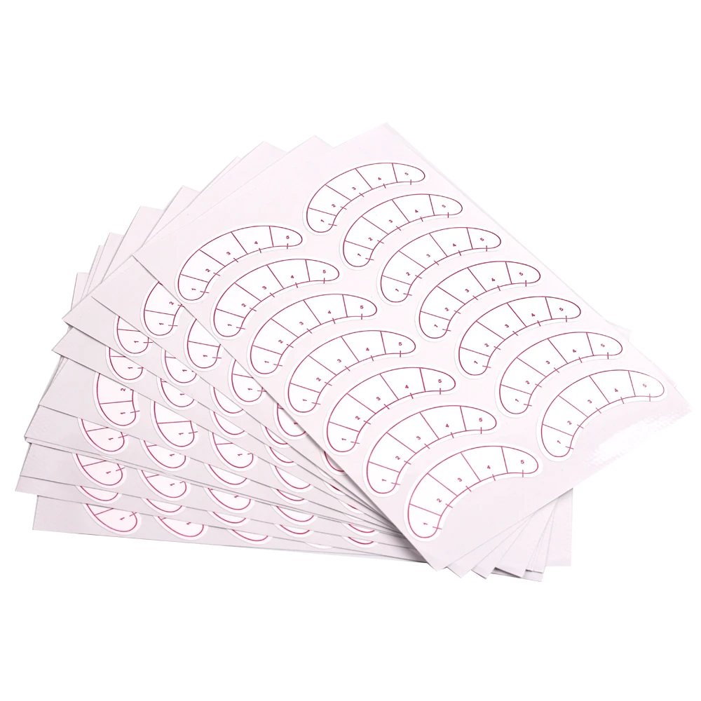 NEWCOME 70Pairs/Pack Paper Patches Eyelash Extension Under Eye Pads Grafting Cilios Practice Eye Tips Sticker Wraps Makeup Tools