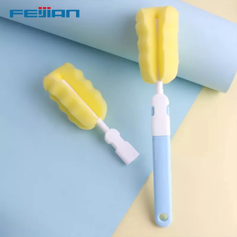 FEIJIAN Thermos Flacks Accessories,Long Handle Water Bottle Brush,Cup Lid Cylindrical,Easy To Replace,Random Color