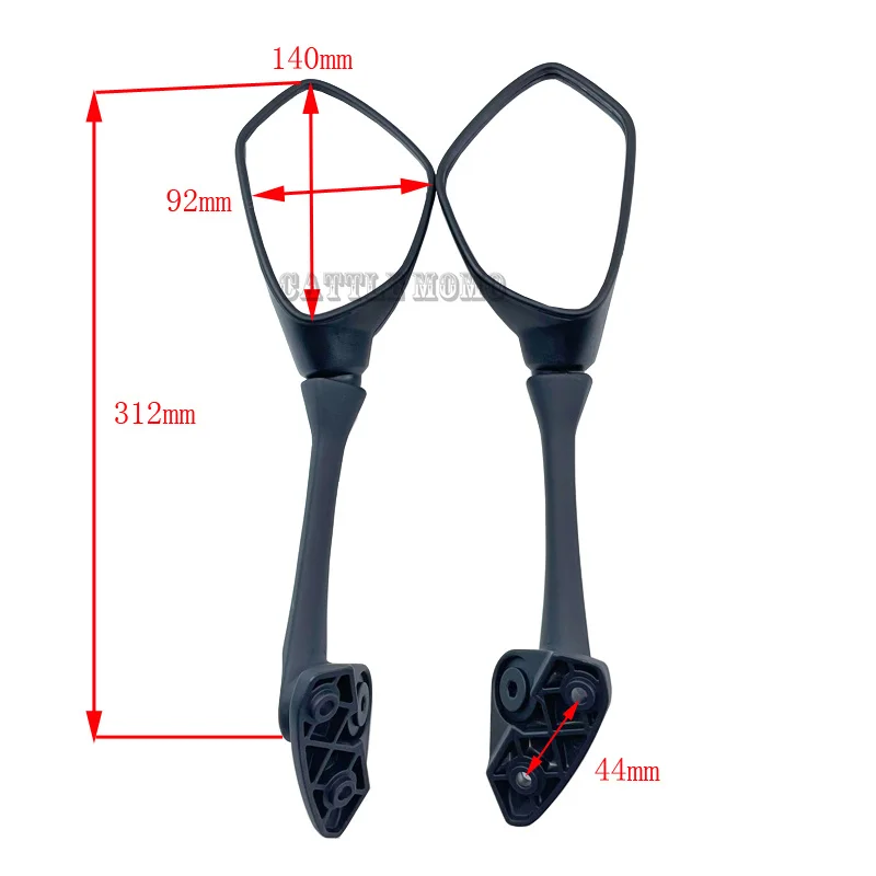 Fit For GSX-R 1000 2017 - 2020 Motorcycle Rear view Side Mirrors GSXR 1000 2018 2019 GSXR1000 GSXR1000R GSXR 1000R 17 18 19 20