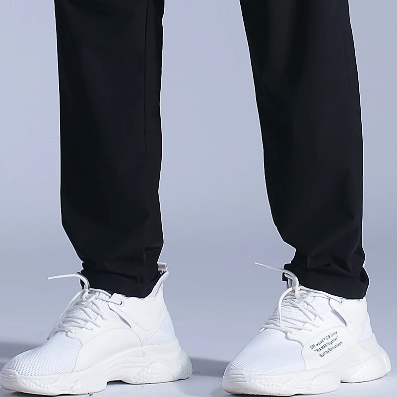 Gym Pants Men Running Sports Basketball Breathable Pants Loose Jogging Sweatpants Black Causal 2021 Pockets Training Trousers