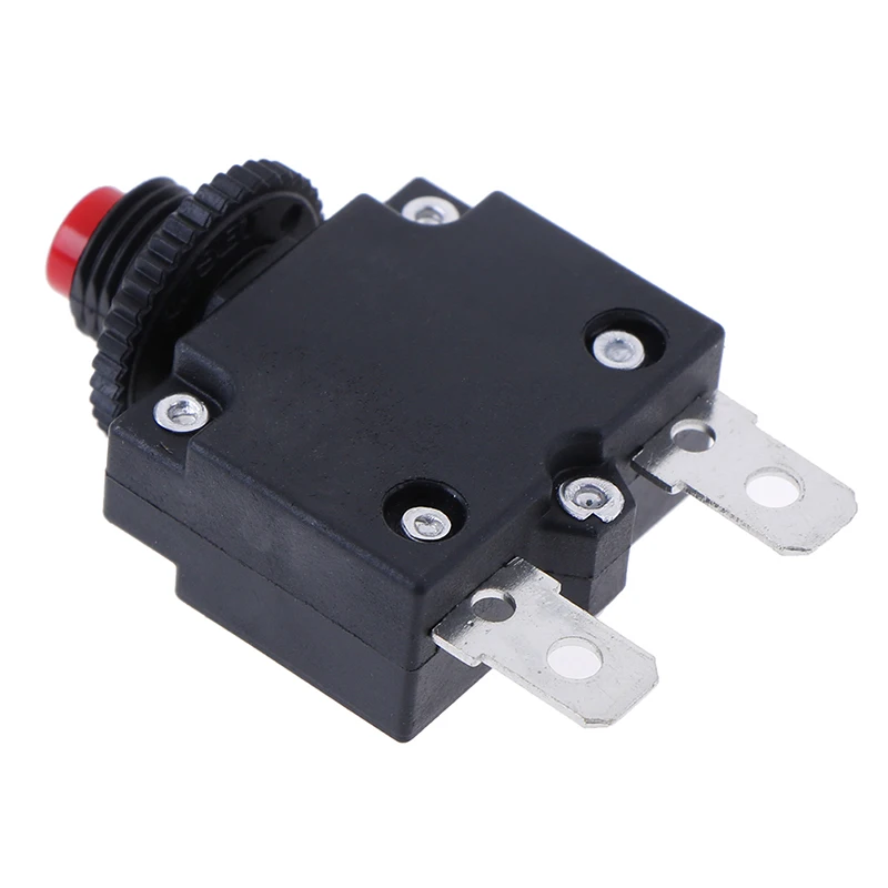 1Pc Circuit Breaker Overload Protector Switch Fuse 3A 4A 5A 6A 8A 10A 15A 20A 30A Thermal Switch Overload Protector Push Button