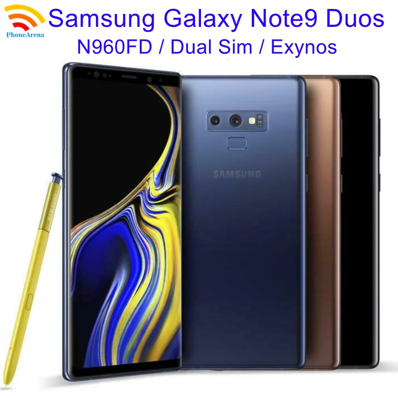 Samsung Galaxy Note9 Note 9 Duos N960FD Dual Sim Global Version 6.4