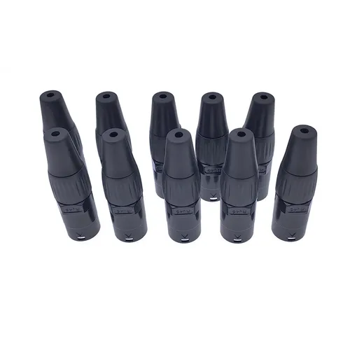 10 piezas 8p8c RJ45 conector impermeable de trabajo neto IP65 D panel de enchufe conector ethernet enchufe impermeable