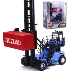 1:50 alloy container stacker model,high-quality stacker truck,children's container toys,free shipping