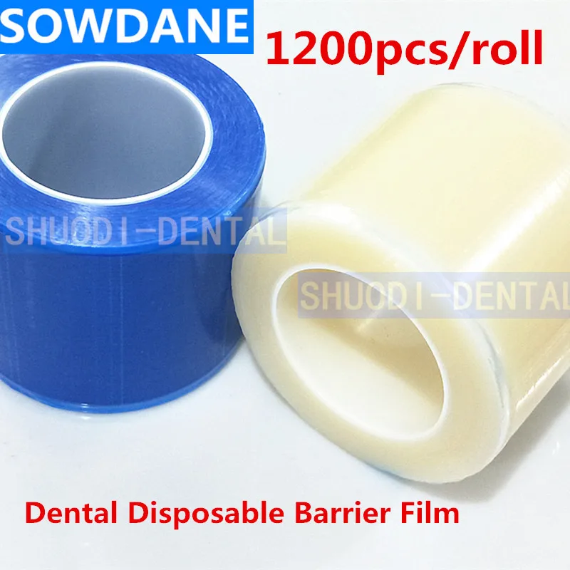 1200pcs/roll Dental Protective Film Disposable Barrier Protecting Film Plastic Oral Medical Material Isolation Membrane 10*14.5