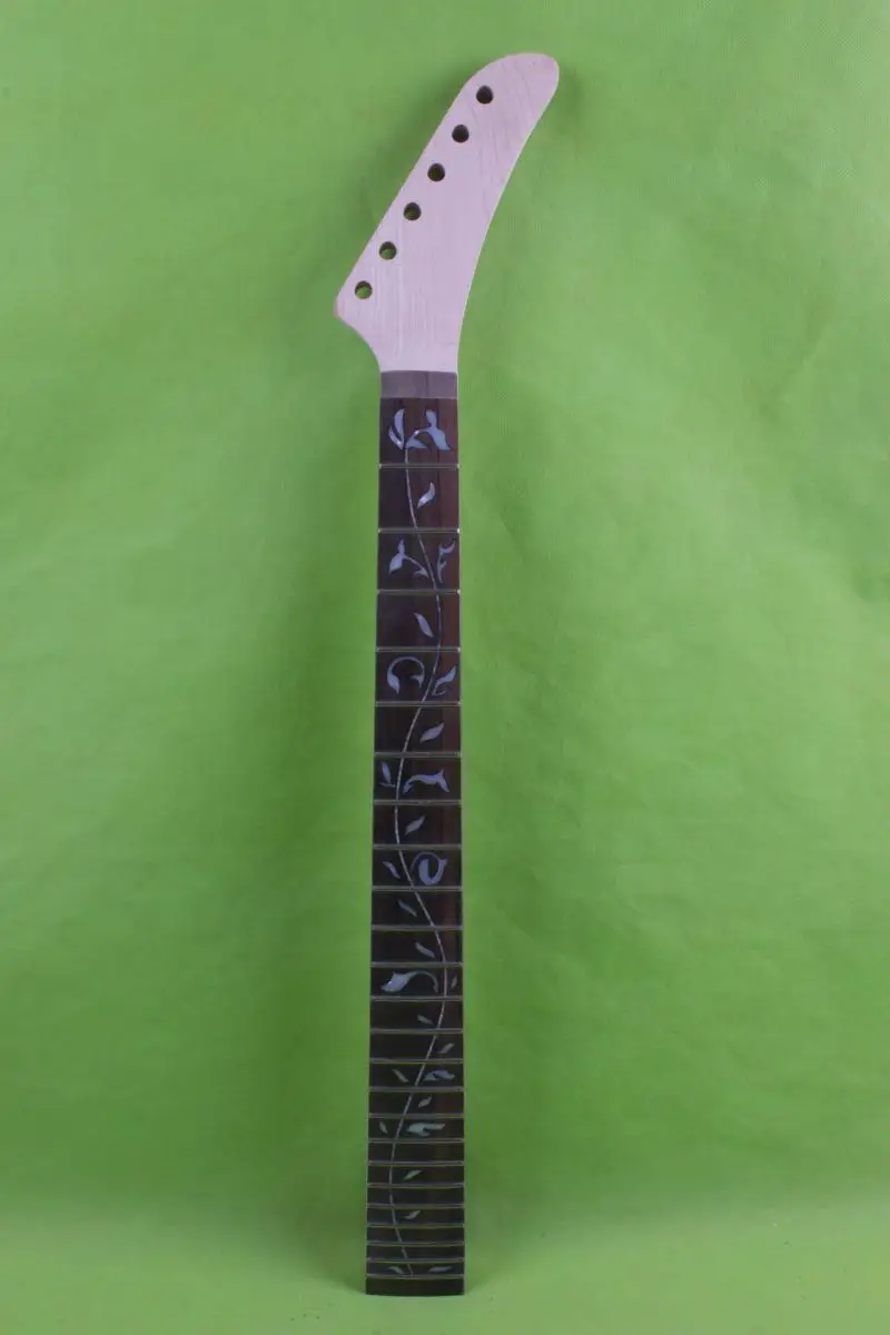 

XJ4 Banana Maple Guitar Neck 24 Fret 25.5 Maple Wood Rosewood fingerboard Locking Nut Unfinished