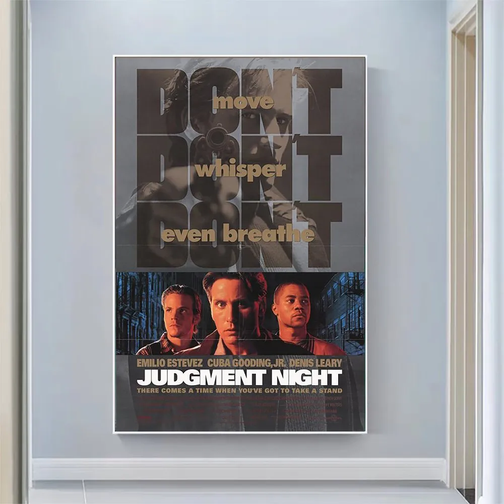 V2610 Judgment Night Vintage Classic Movie Wall Silk Cloth HD Poster Art Home Decoration Gift