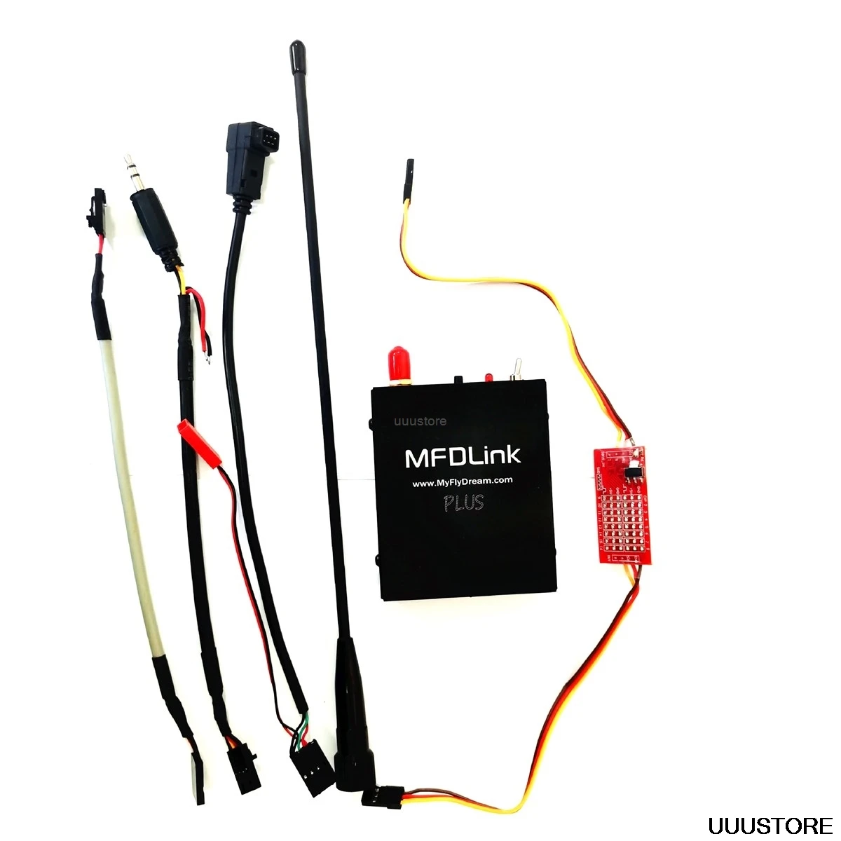 New Long Range MFDLink Rlink 433Mhz 16CH 1W RC UHF System Transmitter w/8 Channel Receiver TX+RX Set For high fpv quality