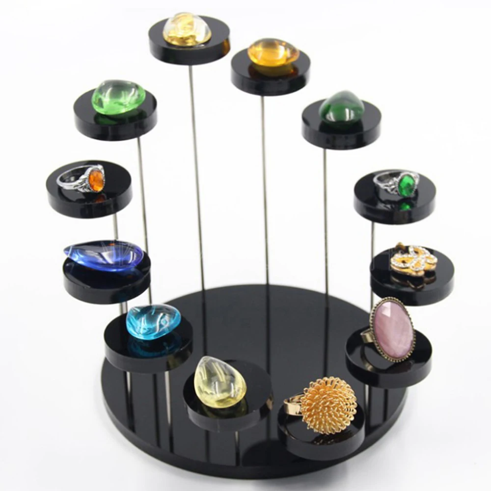 Multifunction Acrylic  Display Stands Adjustable Display Risers Round Acrylic Product Display Riser Stands Cupcake Stand Holder