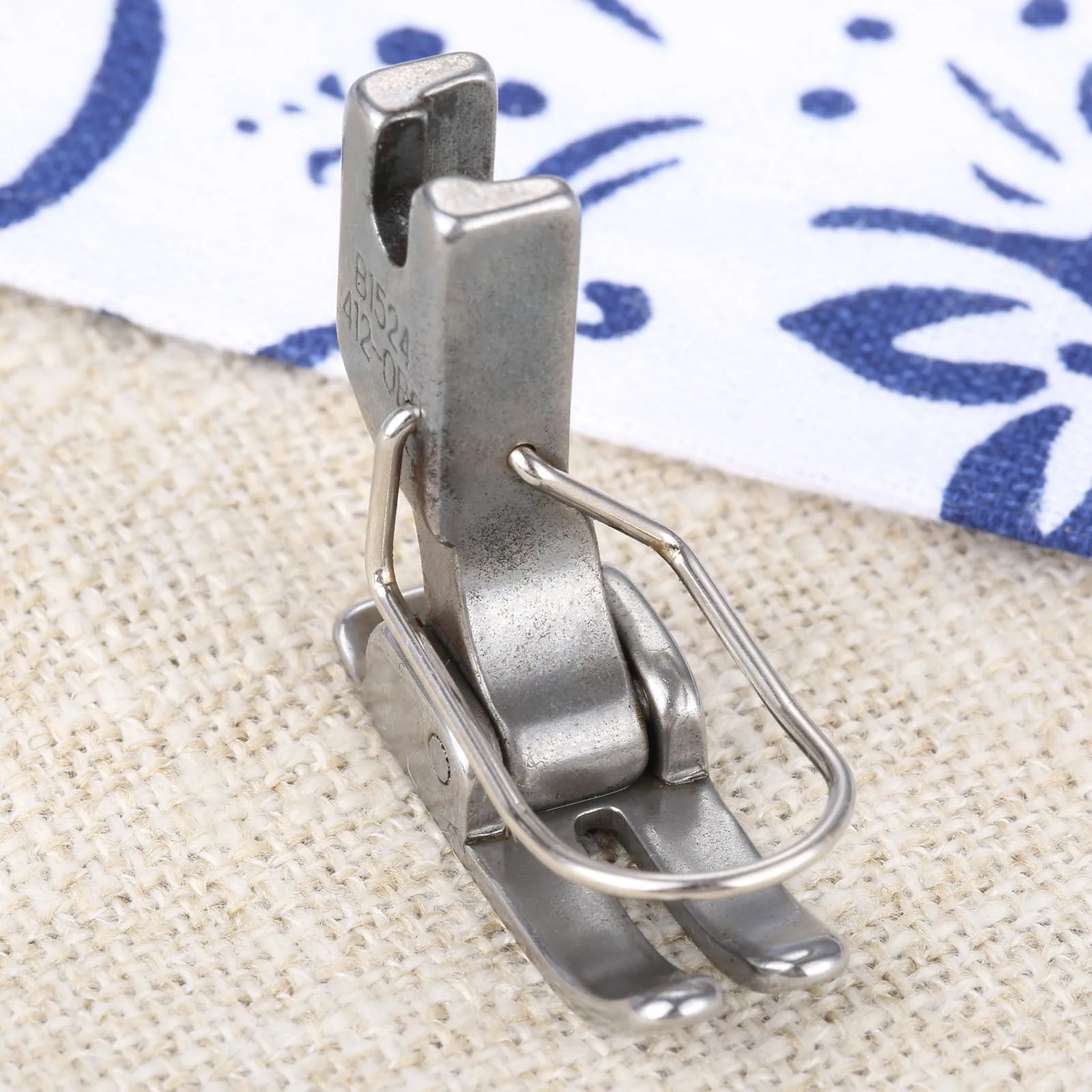 Industrial Sewing Machine Steel Presser Foot Sewing Machine Flat Presser Foot With Needle Guard Finger Guard Sewing Tools