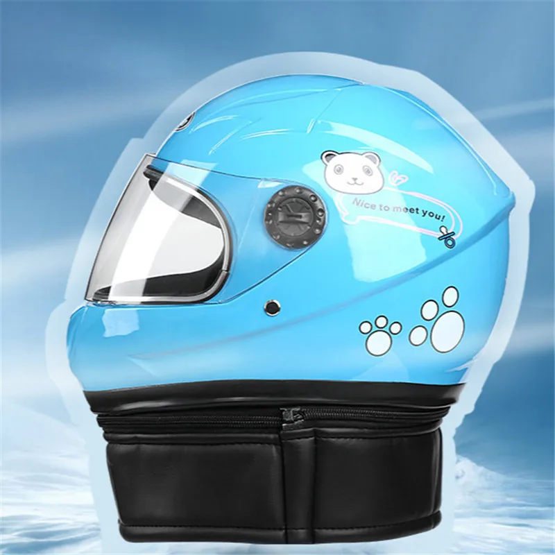 

Fashion Kids Motor Helmet Safety Full Face Motorcycle Helmet For Children Electromobile Casque Casco Capacete 2-9 Year CE