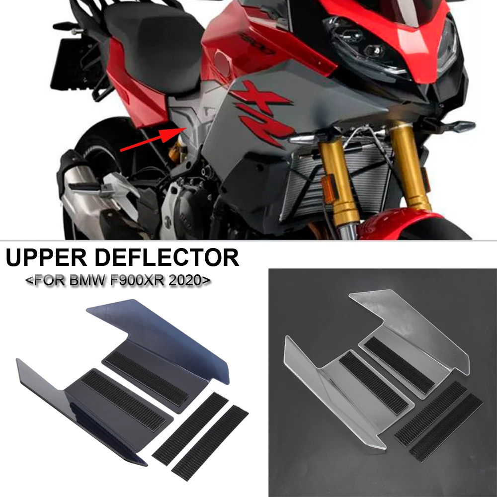 For BMW F900XR F 900 XR 2020 2021 Motorcycle Accessories Windshield Side Deflector Wind Deflector Upper Deflectors Knee Pads