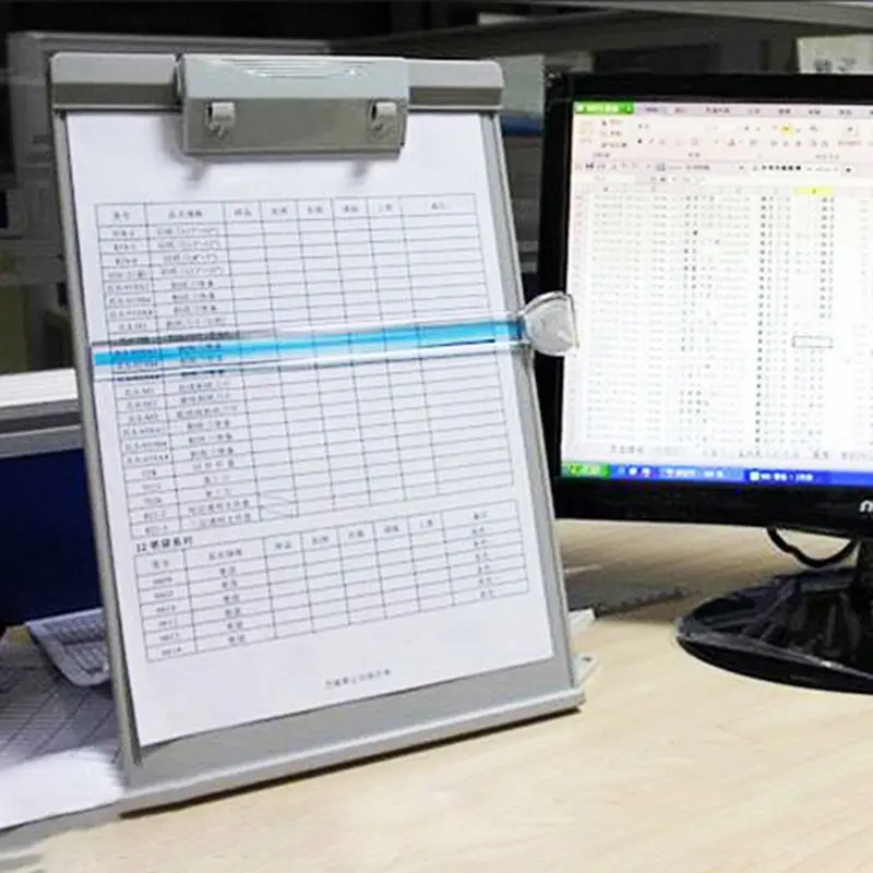 حامل مستندات بلاستيكي قابل للتعديل ، حامل كتب ، إطار قراءة وكتابة ، qyh