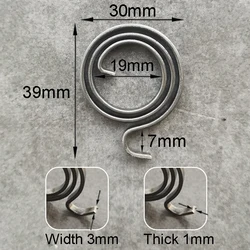 Manufacture Custom spring steel for Door Handles, Levers, Latches, Internal Coils, Repair Screws, Torsion Springs 3.0 Flat Cable