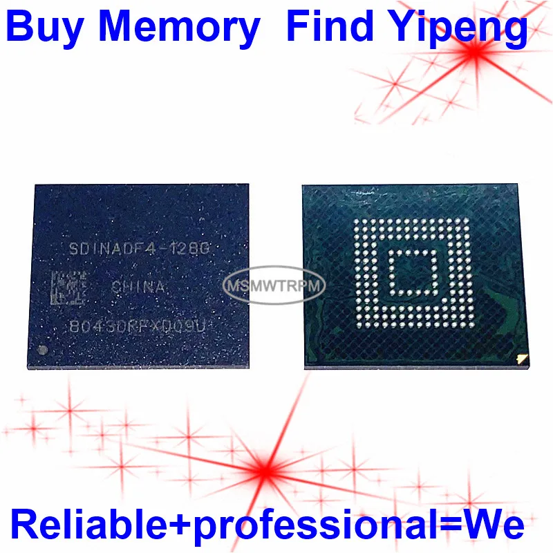 SDINADF4-128G 153FBGA EMMC 5.1 128GB FLASH MEMORY SDINADF4