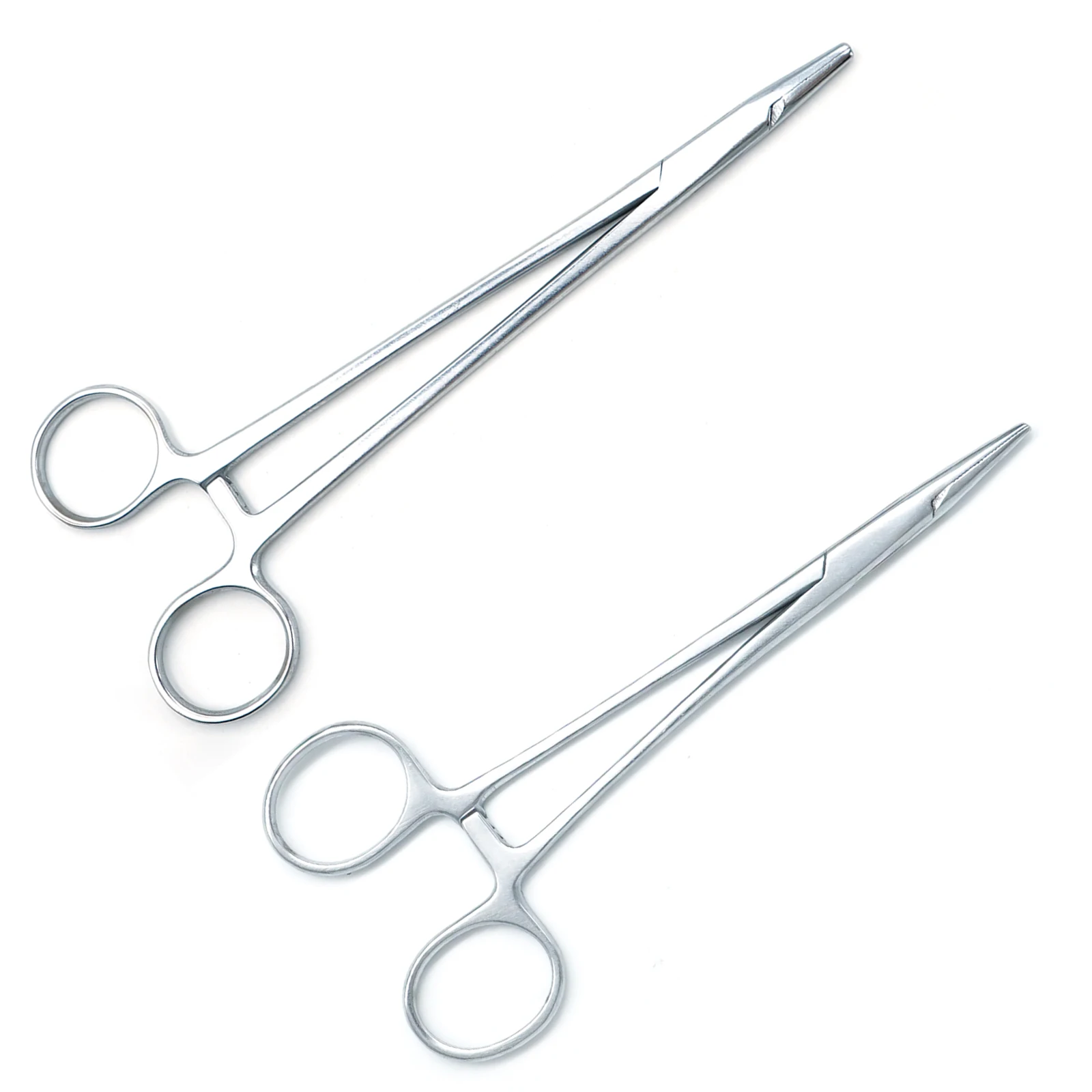 1pcs Stainless Steel Hemostatic Clamp Forceps Surgical Forceps Tool Farm Forceps Pliers Straight/Elbow Tips Needle Holder